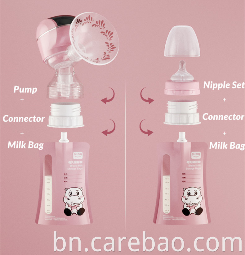 Breast Pump Spare Kits Milk Storage Bag